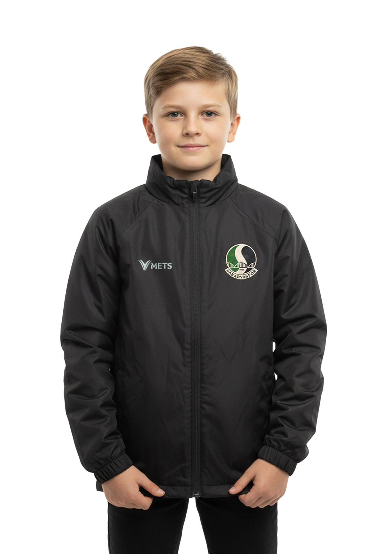Sakaryaspor Futbol Okulları Erkek Çucuk Siyah Yağmurluk