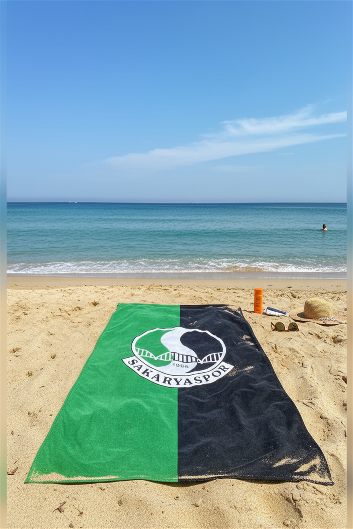 Sakaryaspor Plaj Havlusu- Yeşil Siyah