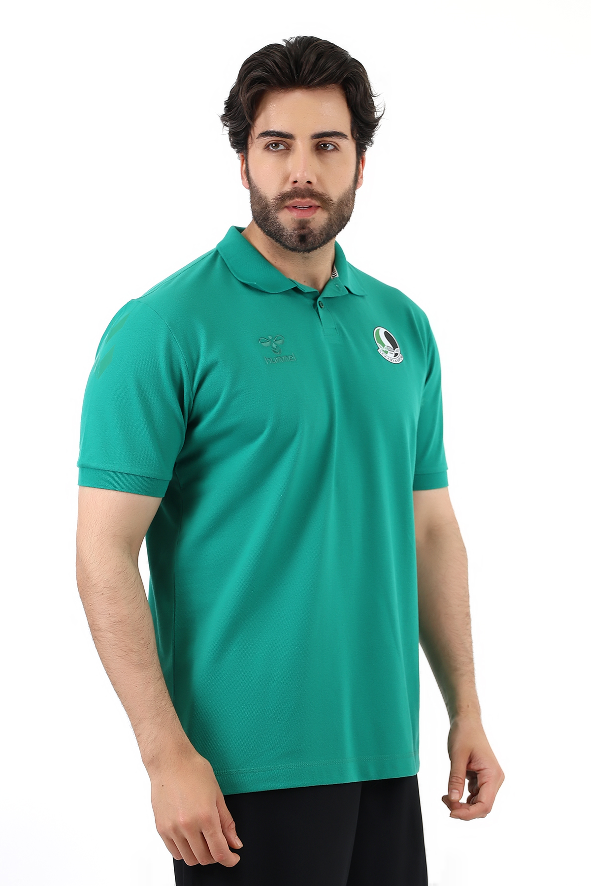 Sakaryaspor Polo yaka Pamuk Erkek Yeşil Tişort