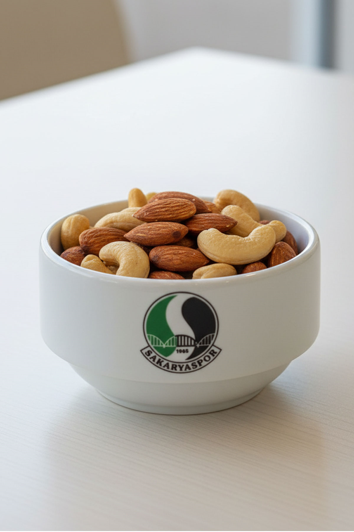 Sakaryaspor Beyaz Porselen Çerez Tabağı Logolu