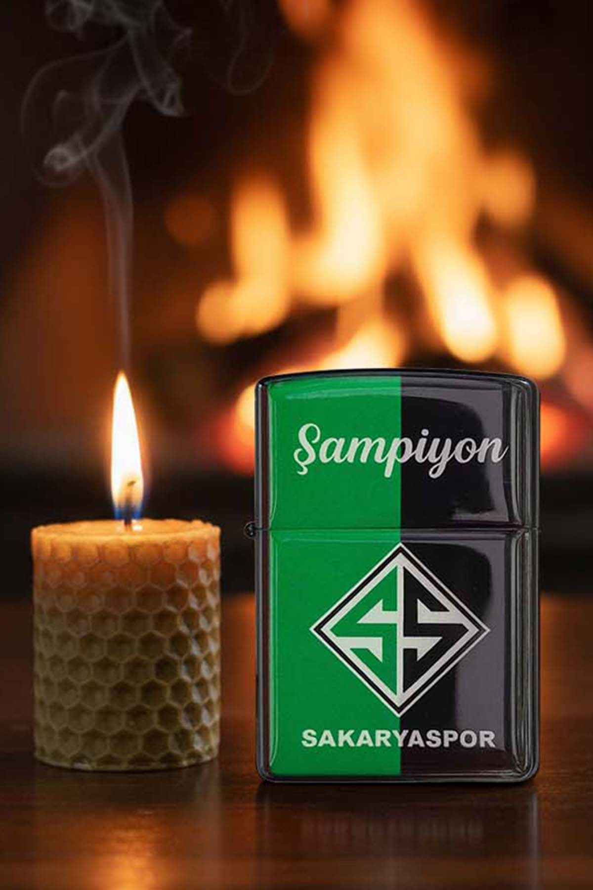 Sakaryaspor Benzinli Çakmak SS Çift Renkli Logo