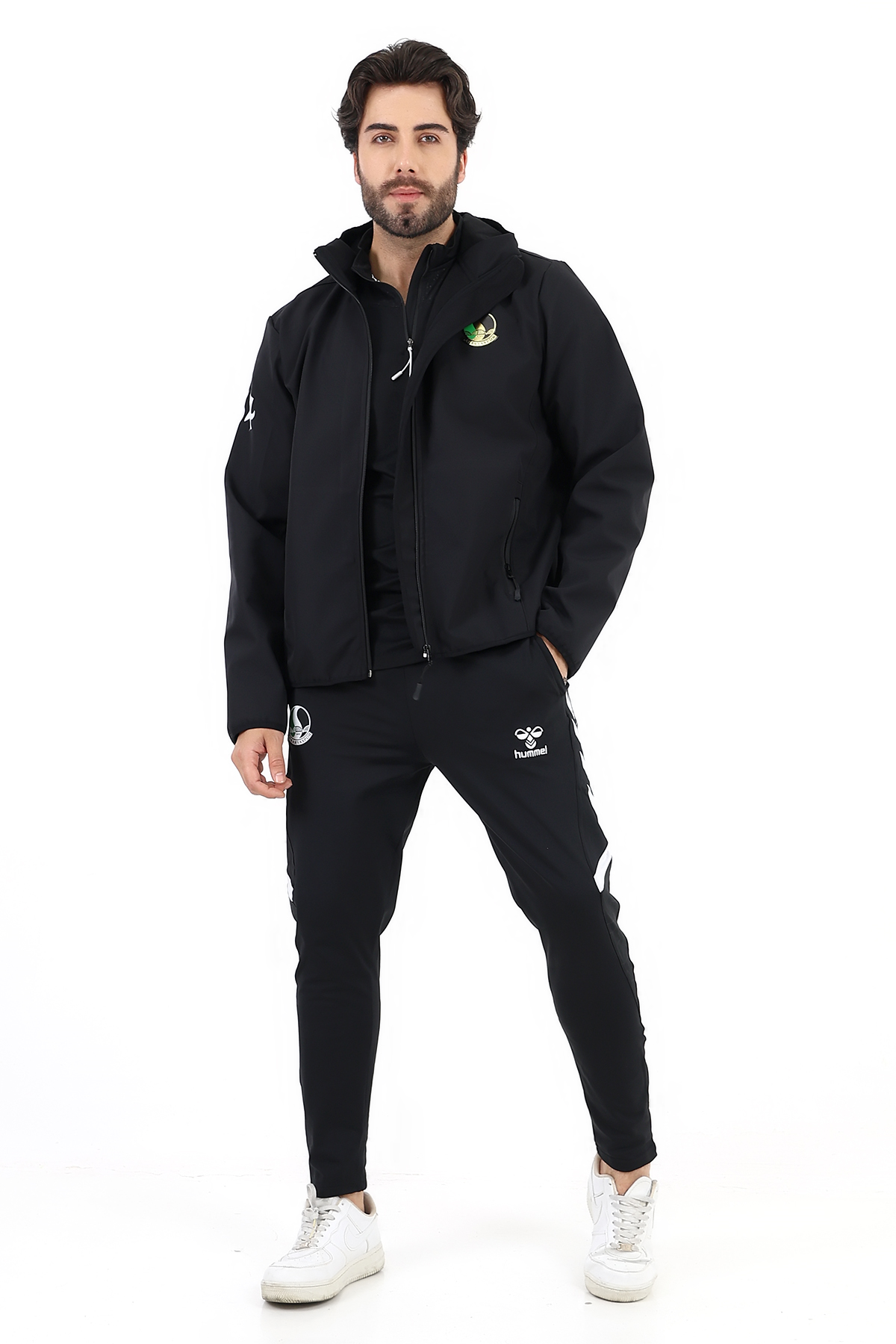 Sakaryaspor Softshell Erkek Siyah Mont