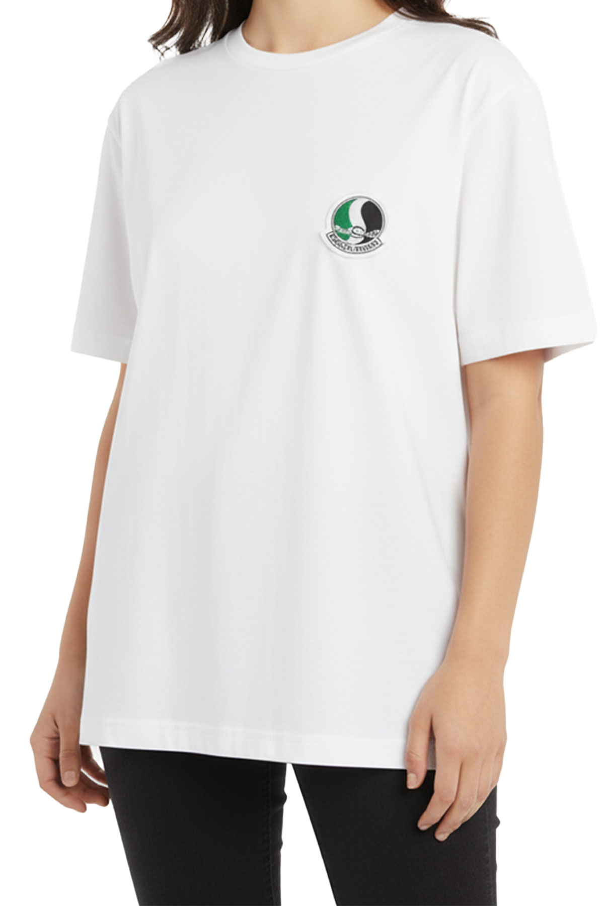 Sakaryaspor Kız Çocuk Beyaz Sıfır Yaka Tişört - Logo