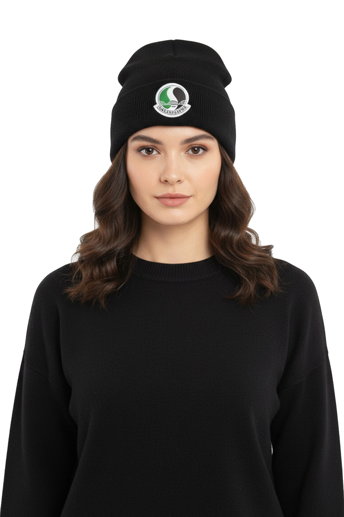 Sakaryaspor Kadın Siyah Pamuklu Bere logolu