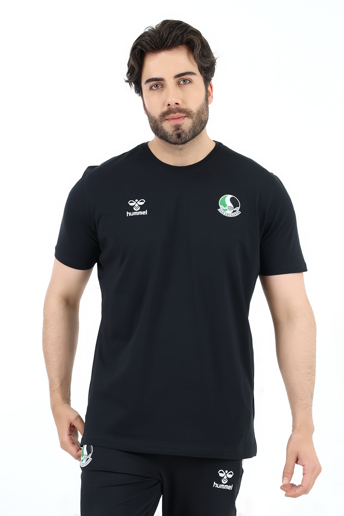 Sakaryaspor  Erkek  Bisiklet yaka siyah Tişort