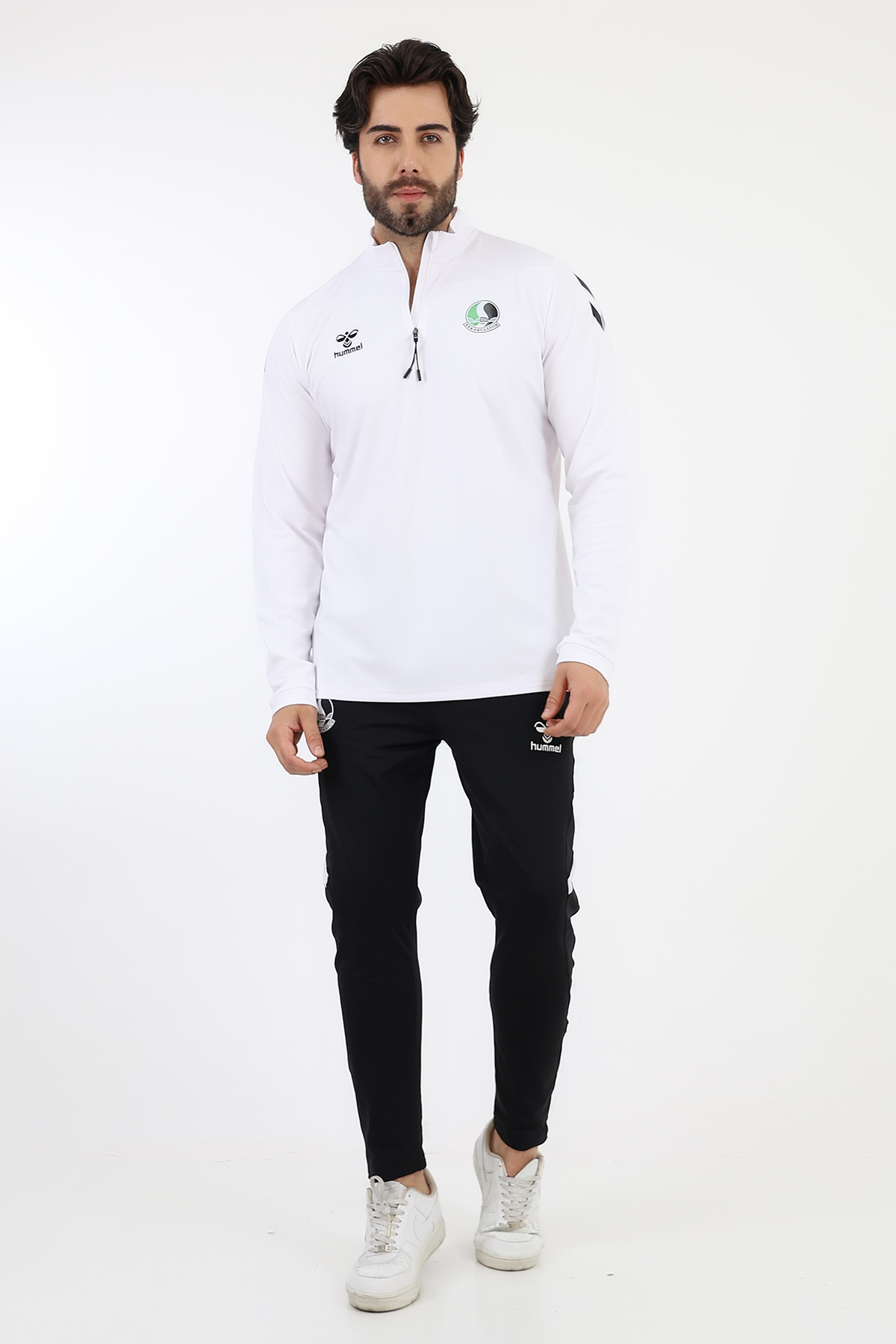 Sakaryaspor oregon half Erkek Beyaz sweatshirt