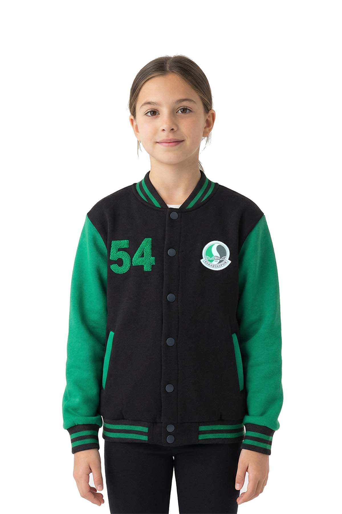 Sakaryaspor Kız Çocuk Siyah Kolej Montu