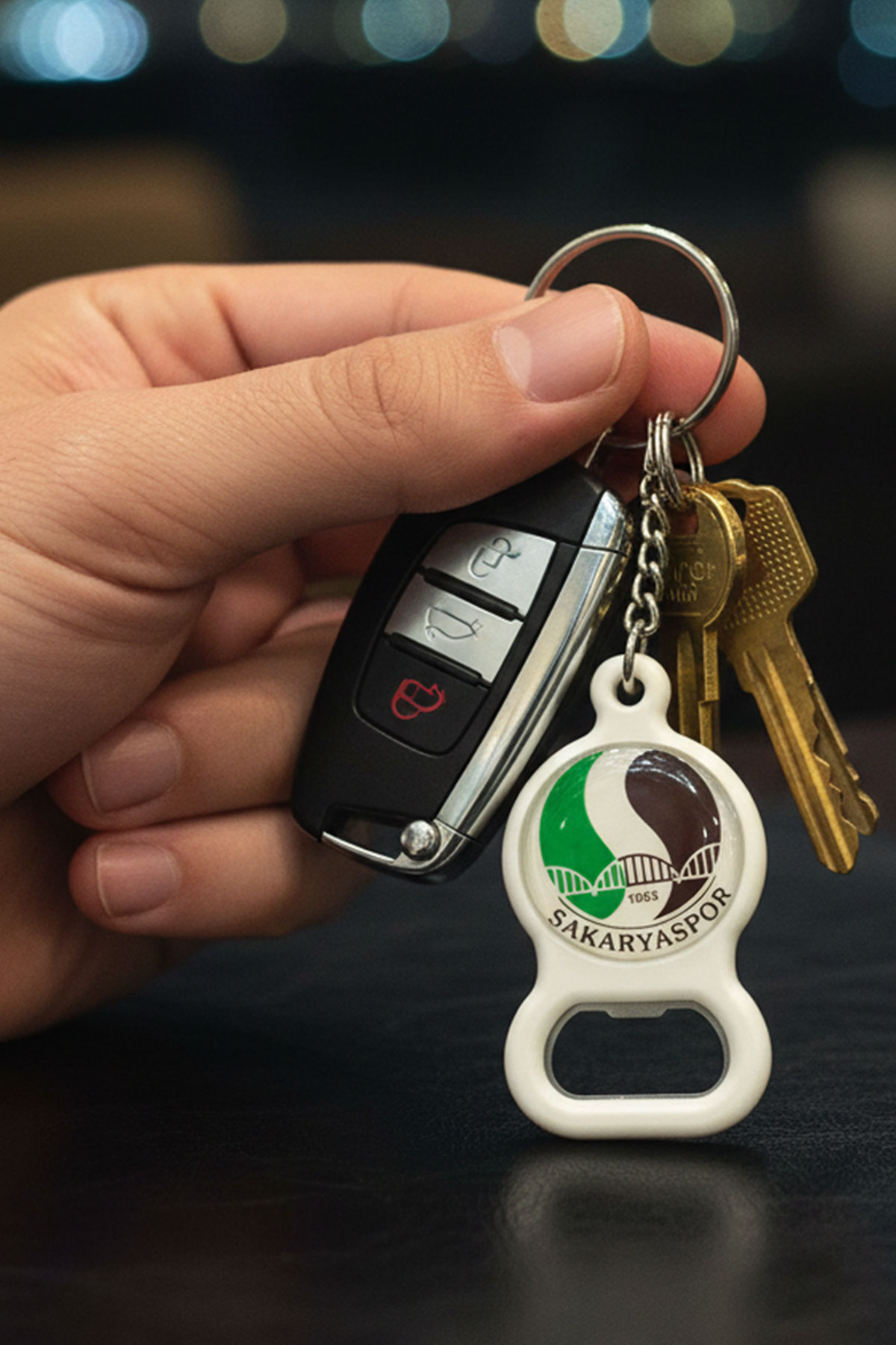 Sakaryaspor Açacak -Anahtarlık Beyaz Logolu
